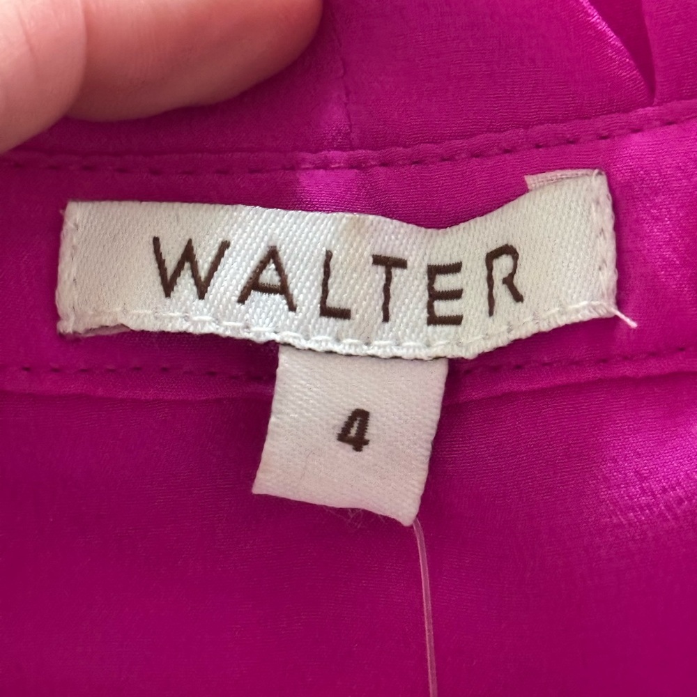 Walter Baker Fuchsia Blouse with Ruffle Detail - Picture 9 of 9